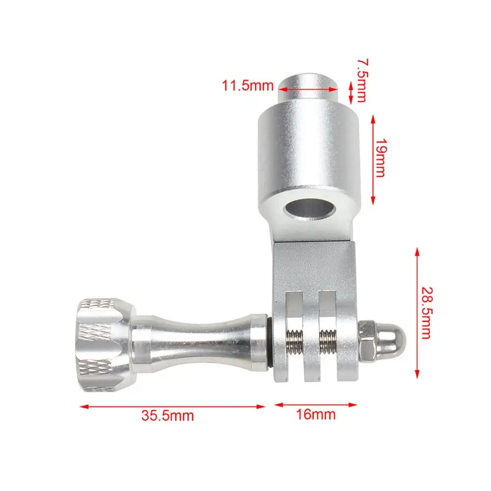 

Motorcycle Front Left Camera Mount Bracket Stand Cam Support Motorbike Recorder Holde