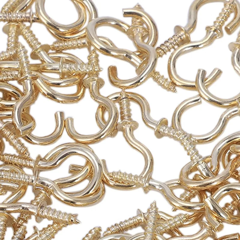 100 шт Горячая Распродажа медный крюк для стаканчиков винт ногтей с овечьим глазом