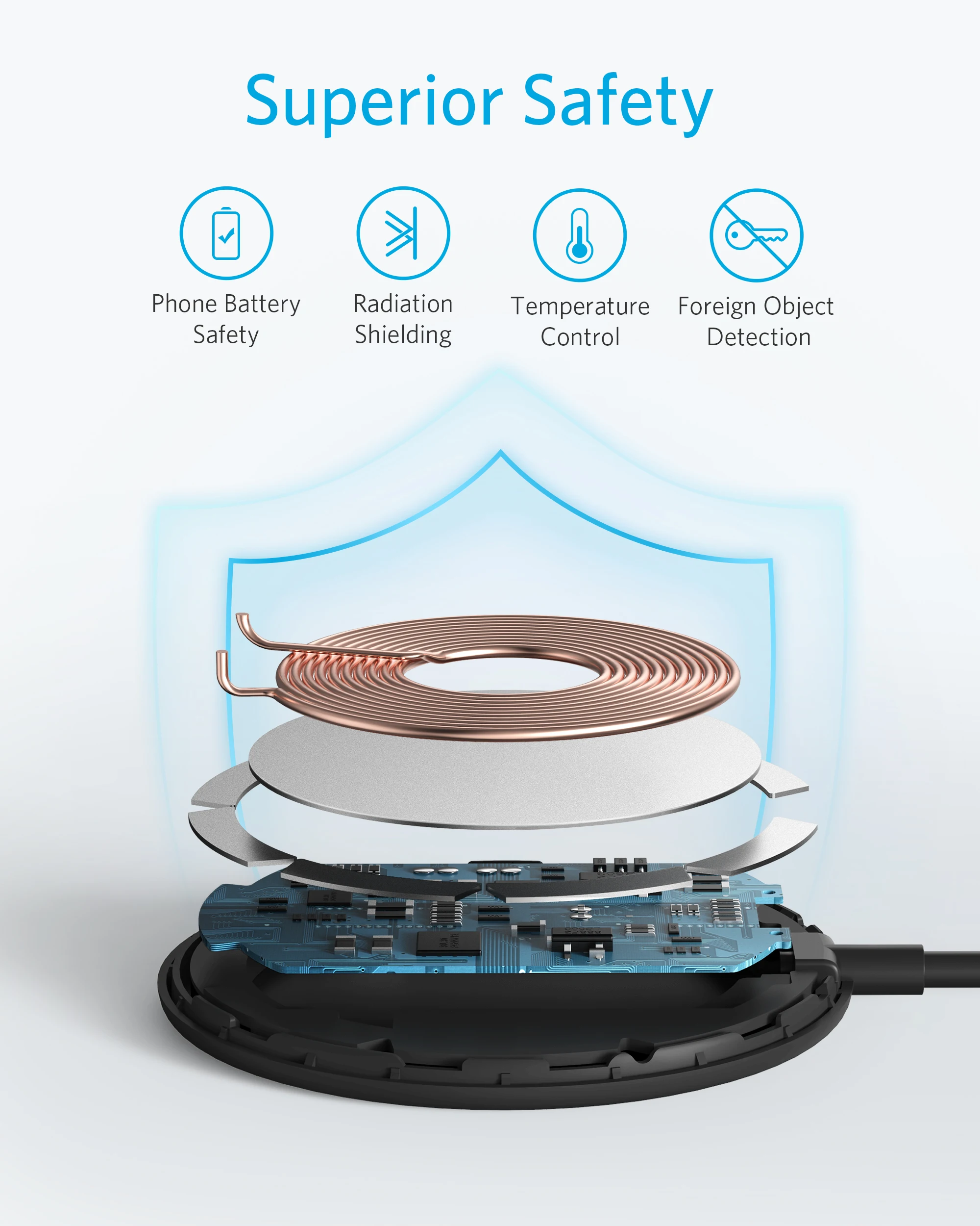 anker magnetic wireless charger 5ft usb c cable with detachable usb a connector powerwave magnetic pad slim only for iphone 12 free global shipping