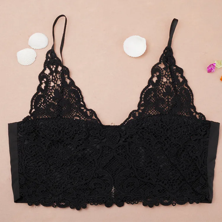 Женский кружевной топ с V образным вырезом 3 цвета|Топы| |