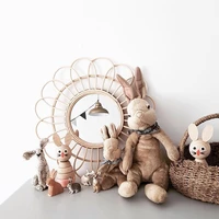 nordic cartoon rabbit plush toys baby boy girl cute long ears bunny doll for kids soft stuffed sleeping toys