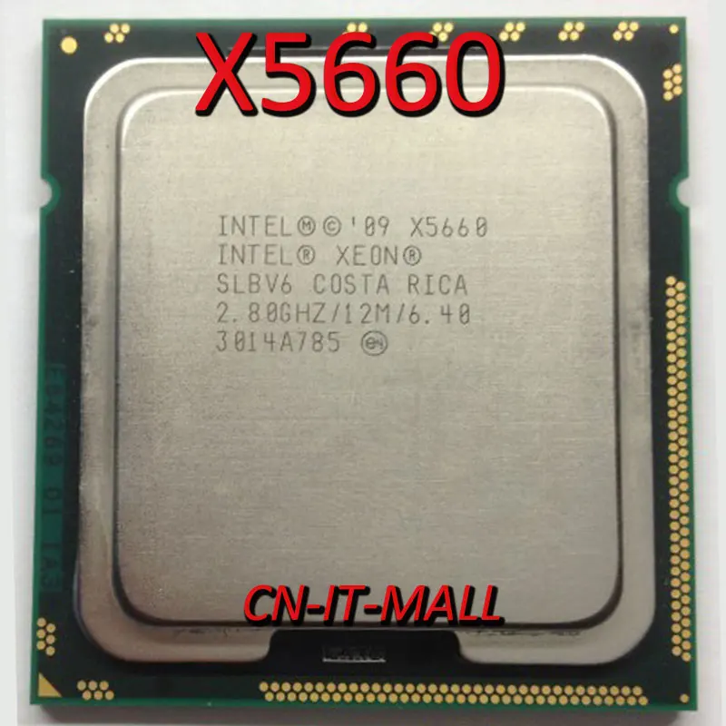 Процессор Intel Xeon X5660 2 8 ГГц 12 м 6 ядер потоков процессор LGA1366 | Компьютеры и офис