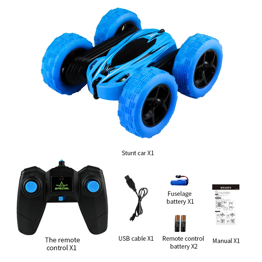 RC автомобиль 2 4G 4CH трюк Дрифт деформации багги Рок Гусеничный ролл 360 градусов