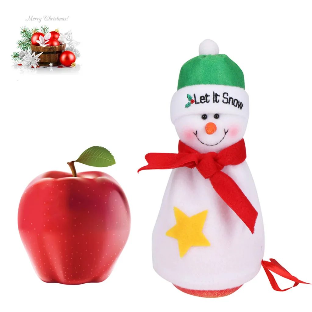 2 шт рождественские подарочные сумки для яблок Детские Подарочные конфеты