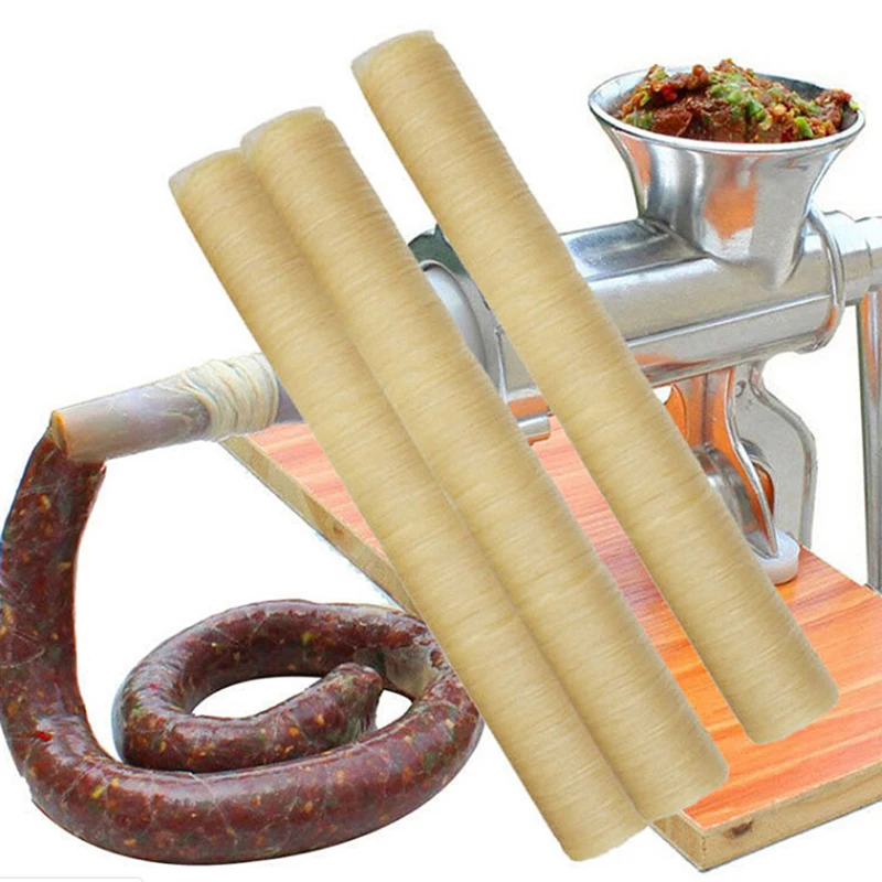 

14m*20mm Collagen Protein Casings Sausage Ham Home Kitchen Dining Kitchen Tools Poultry Tools