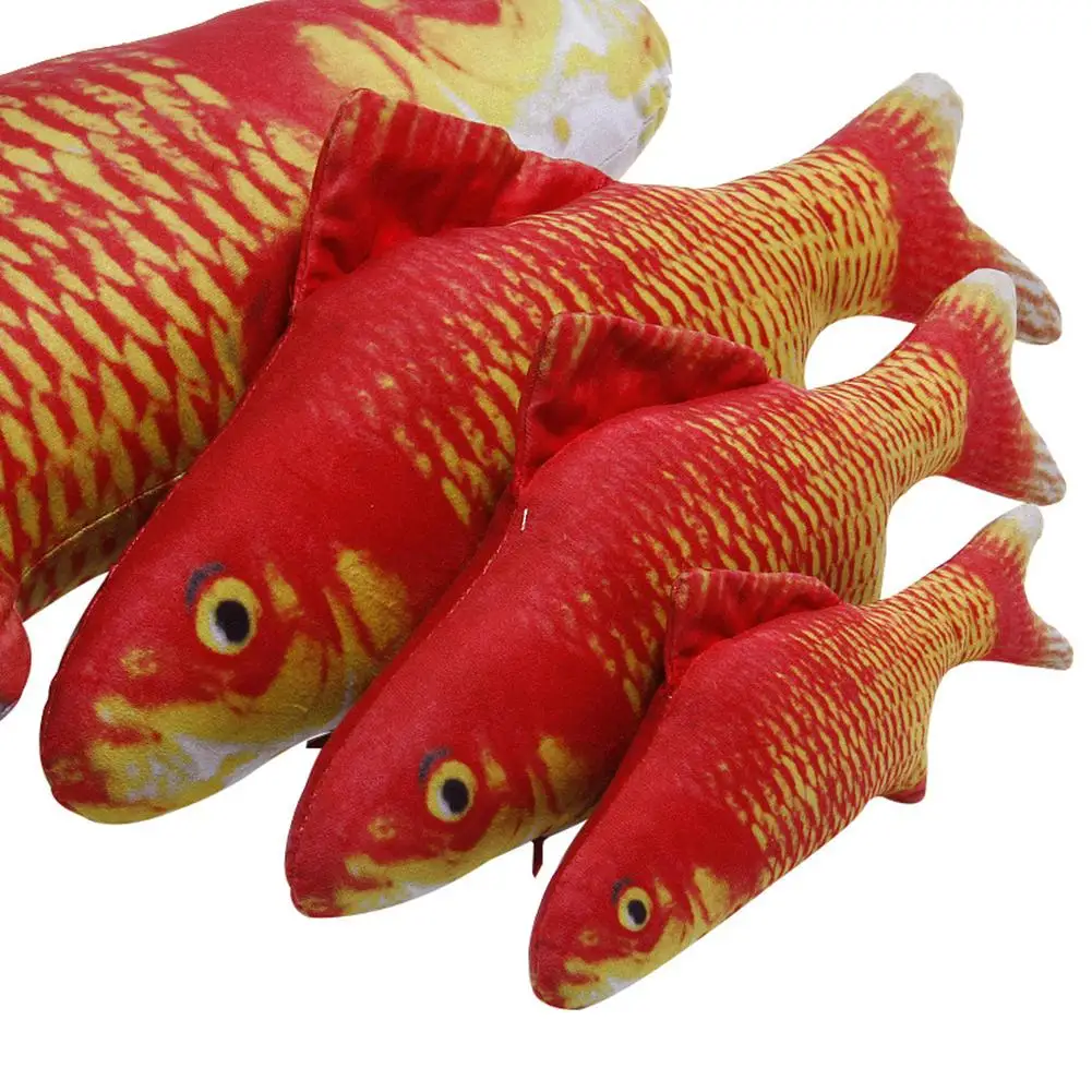 

Pet Cat Kitten Fish Shape Catnip Bite-resistant Playing Scratch Chewing Toy