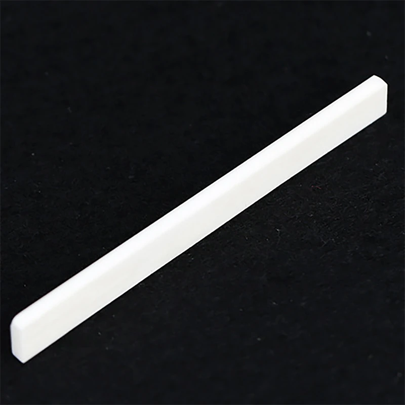 Bone Guitar String Bridge Saddle for Acoustic Classical Mandolin Banjo Ukulele 80x3x10mm | Спорт и развлечения