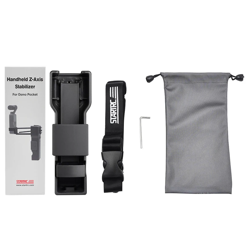 Stabilizer Kits Z-Axis DJI OSMO Карманный Набор карданный складной ручной захват для DJI OSMO Карманный карданный стабилизатор кронштейн видеокамера аксессуары - Цвет: Stabilizer Kits