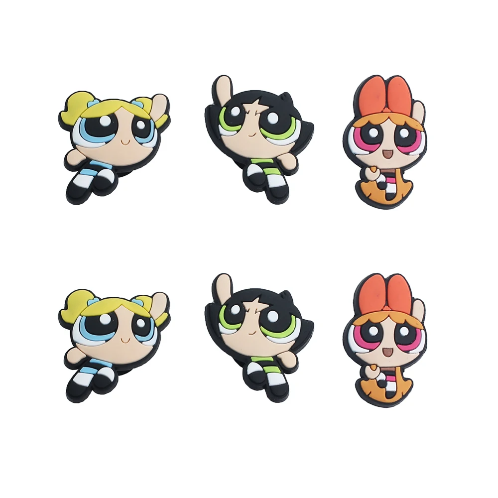

croc charms 6PCS PVC shoe charms shoe accessories DIY shoe decoration for croc jibz kids favor kawaii cute X-mas