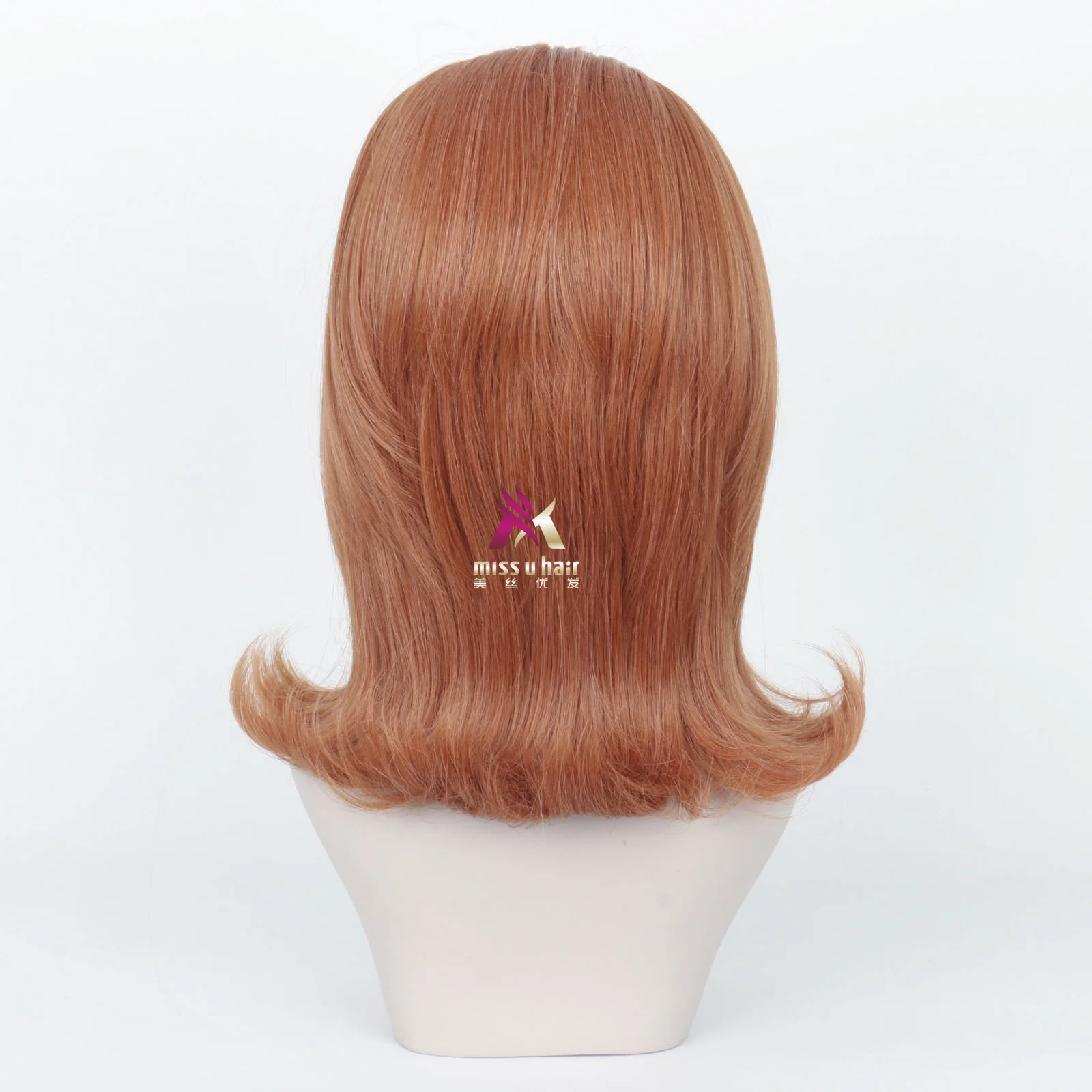 Женский парик для косплея Bella Philosophy коричневый в стиле ретро с короткими волосами