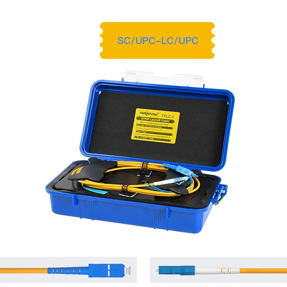 ORIENTEK SC/UPC-LC/UPC Mini OTDR уничтожитель мертвой зоны OS2 9/200 мкм G657 500 м 1 км 2 км-кабель OTDR Launch Box - SM удлинитель