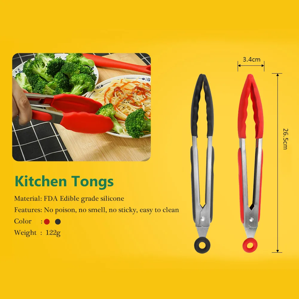 10 шт./набор кухонные приборы из нержавеющей стали|Наборы посуды| |