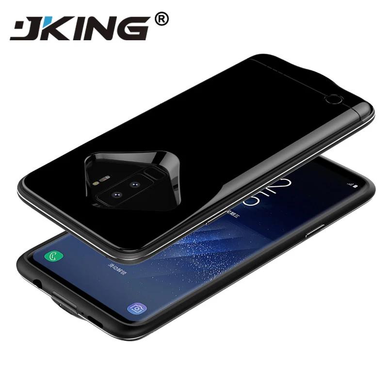 JKING S9 чехол для батареи для samsung Galaxy S9 Plus, чехол для зарядного устройства, тонкая алюминиевая рамка, зарядное устройство, чехол для зарядки 5200 4200 мАч