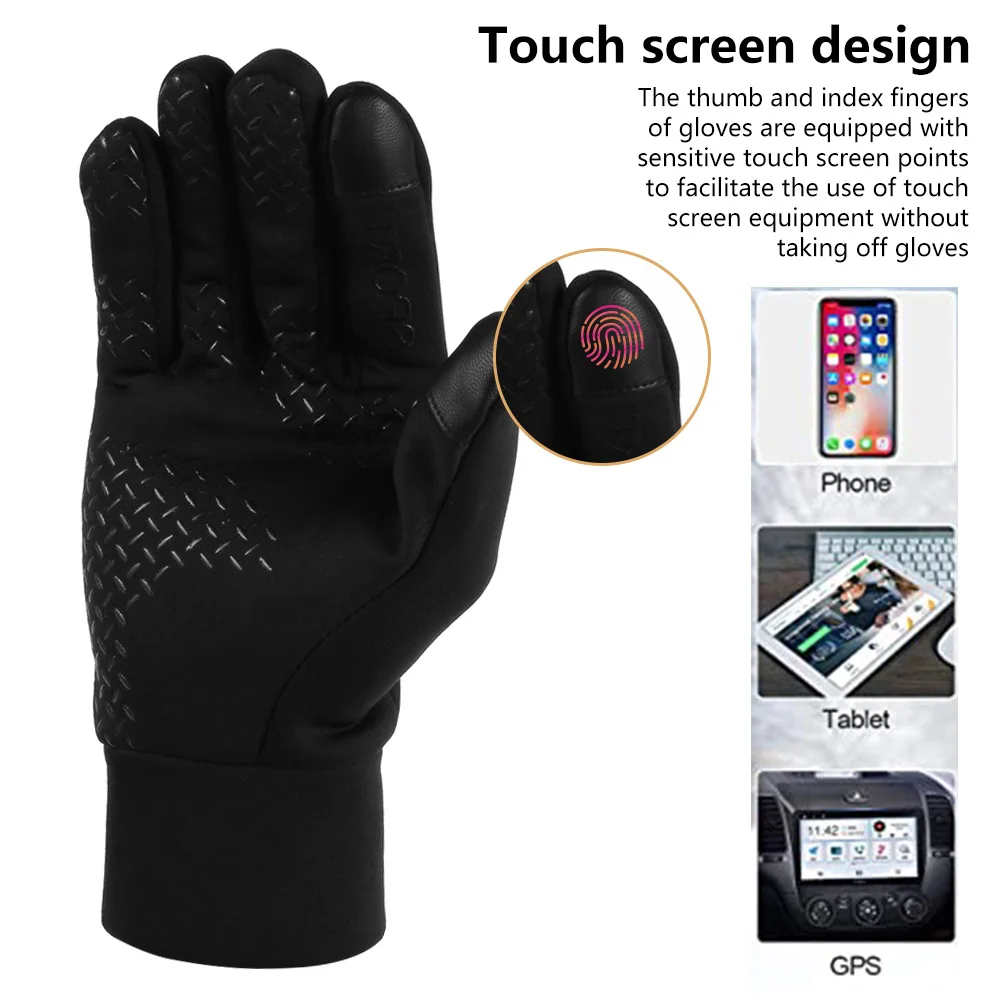 

Outdoor Sports Winter Warm Waterproof Anti-slip Thermal Ridding gloves Touch Screen Bike Ski Gloves winter gloves For men woman