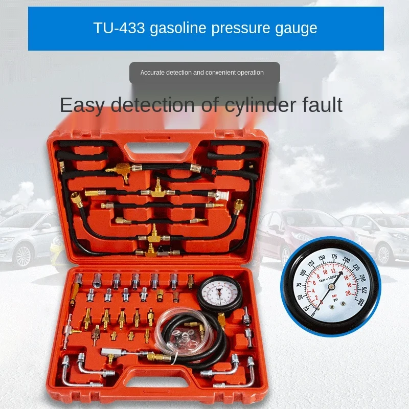 

Автомобильный манометр для цилиндров, многофункциональный прибор для технического обслуживания, барометр для мотоциклов