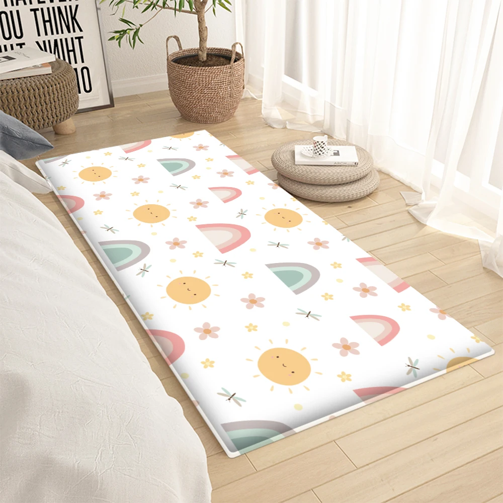 Alfombra Plegable Bebé Bath Mats Children Flannel Carpet Living Room Decoration Baby Floor Mat Teppich Tapete Peludo | Дом и сад