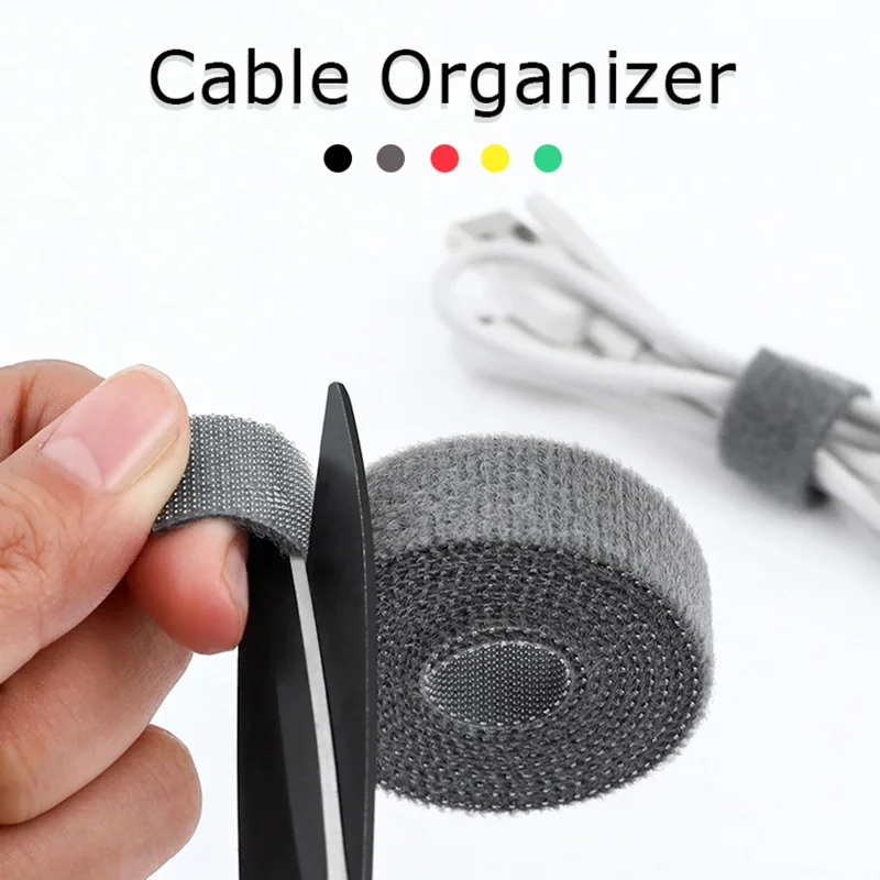 

1m Cable Organizer USB Cable Holder Protector Cable Wire Organizer for Compute Mouse Earphone Cable Winder