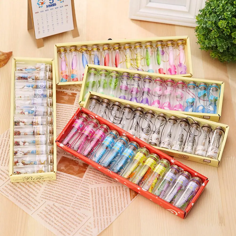 12 шт. стеклянные мини контейнеры для фотографий|Бутылки банки и коробки| |