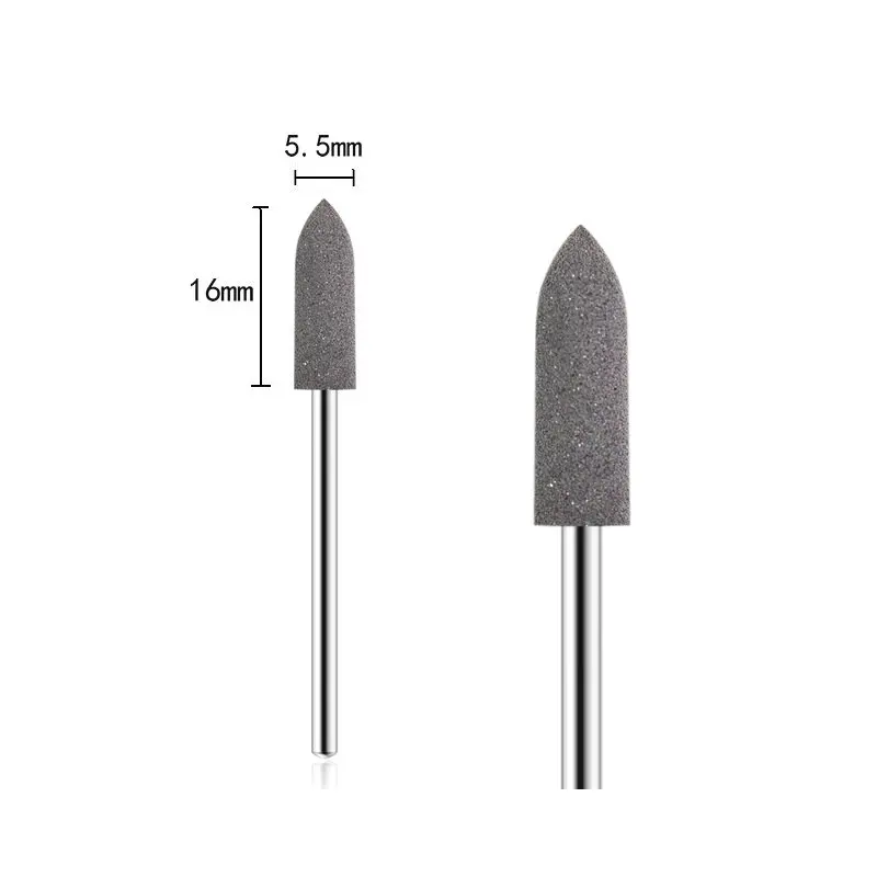 1 шт. футболка с длинными пуля голова Фрезер для ногтей сверлильный резины и