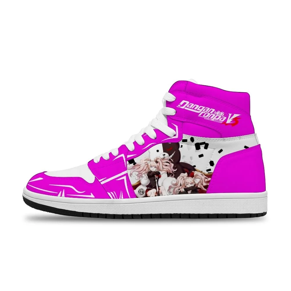 

2021 Японские Аниме Горячие Danganronpa Diy дышащая Спортивная нескользящая обувь для отдыха для мальчиков модные кроссовки унисекс
