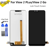 5 93black for wiko view 2 plus lcd display with touch screen digitizer mobile phone accessories for wiko view 2 go lcd tools
