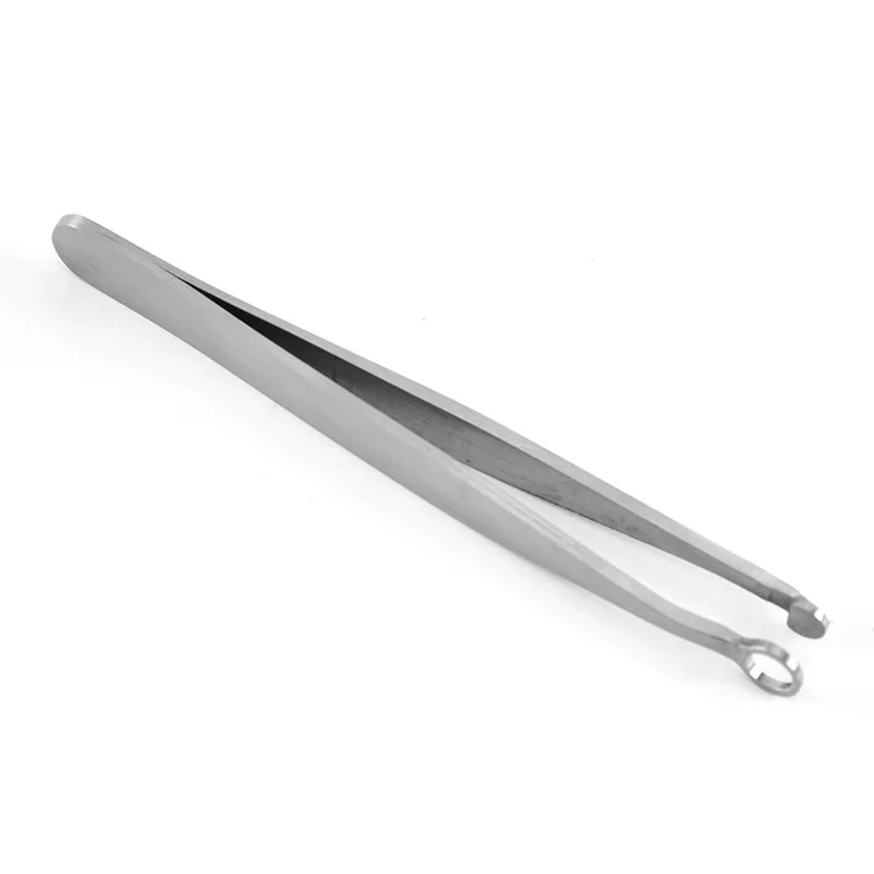 

Universal Nose Hair Trimming Tweezers Eyebrow Nose Hair Cut Stainless Steel