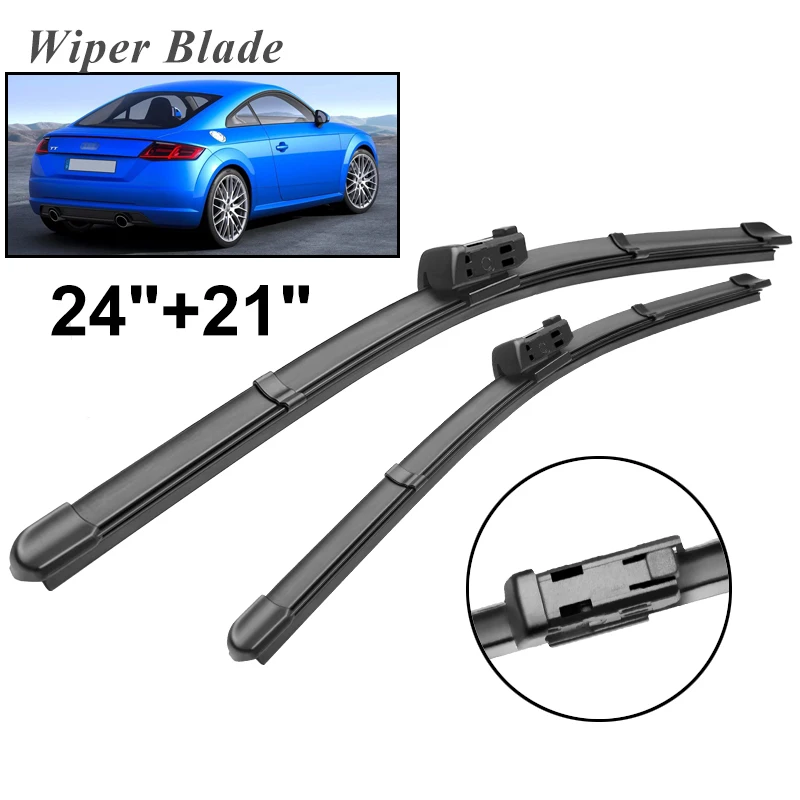 

Щетки стеклоочистителя okoстеклоочистителя RHD и LHD для Audi TT Mk3 2014-2017, лобовое стекло, переднее стекло, 24 дюйма + 21 дюйм