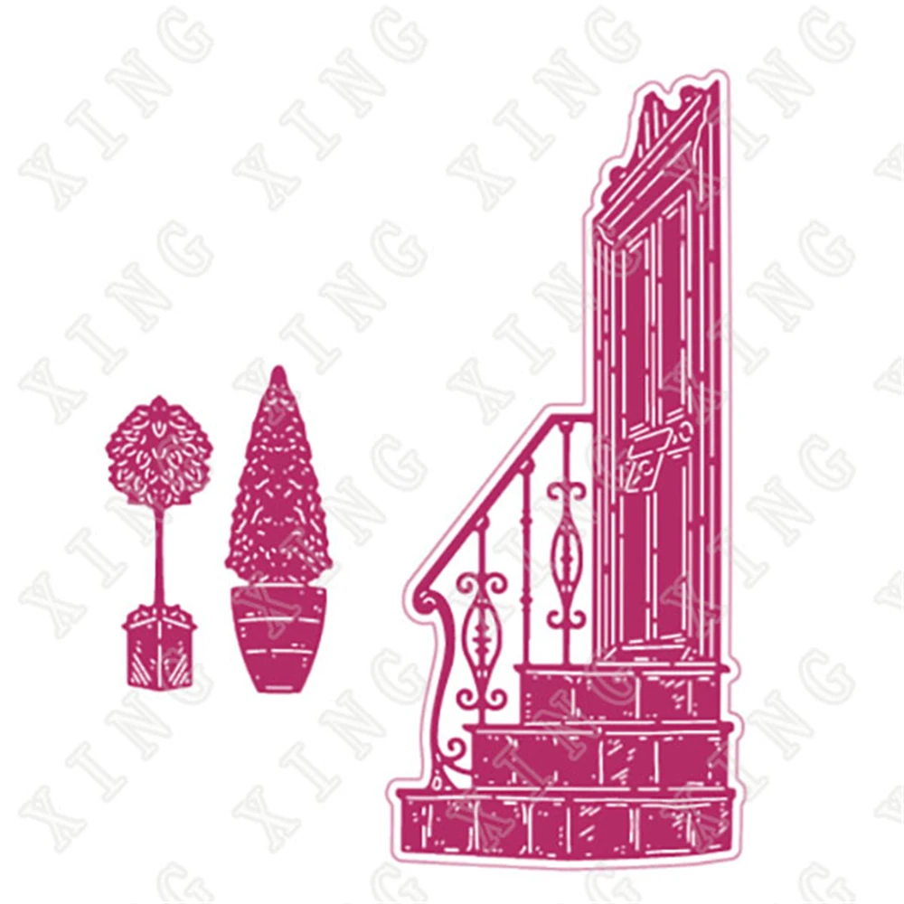 

Hot Sale Carnation Crafts on the Doorstep Metal Cutting Dies Diy Scrapbook Embossed Paper Card Album Craft Template New Arrive