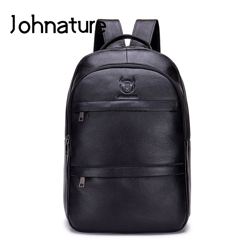 Мужской многофункциональный рюкзак для ноутбука Johnature вместительный из