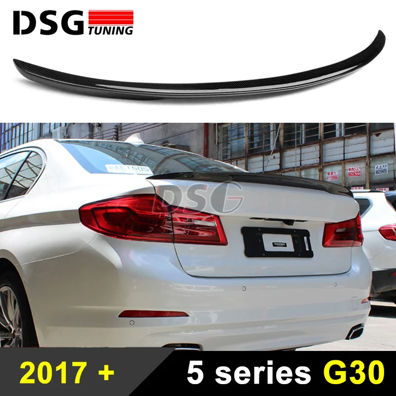 G30 спойлер для багажника из углеродного волокна BMW 5 серии G30|Спойлеры и крылья| |