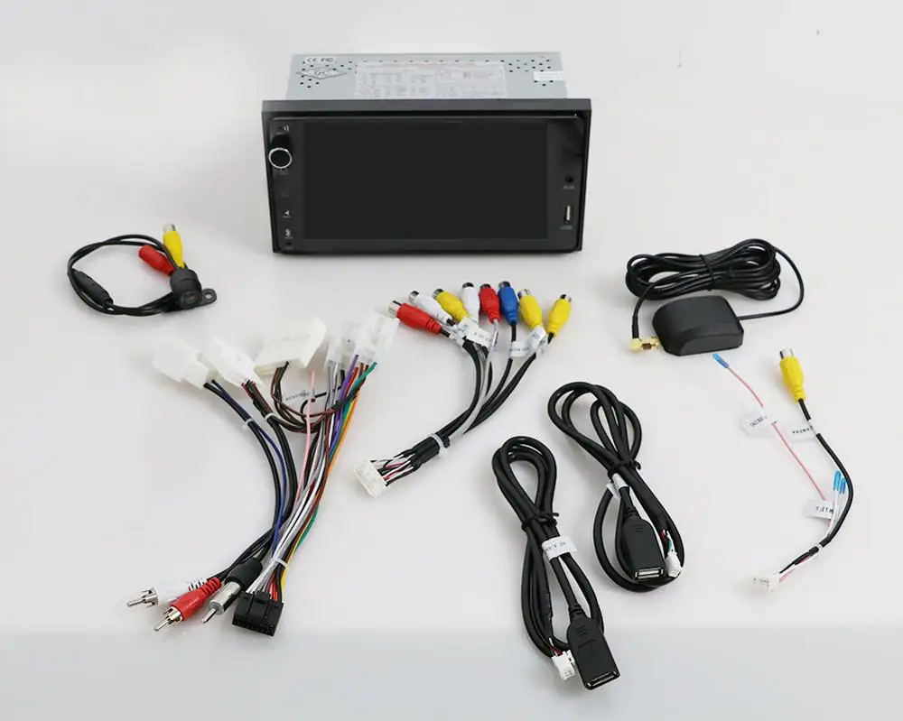 Автомобильный мультимедийный плеер Bosion 2 din Android 9 0 4 ядра для Toyota Hilux VIOS Old Camry Prado RAV4