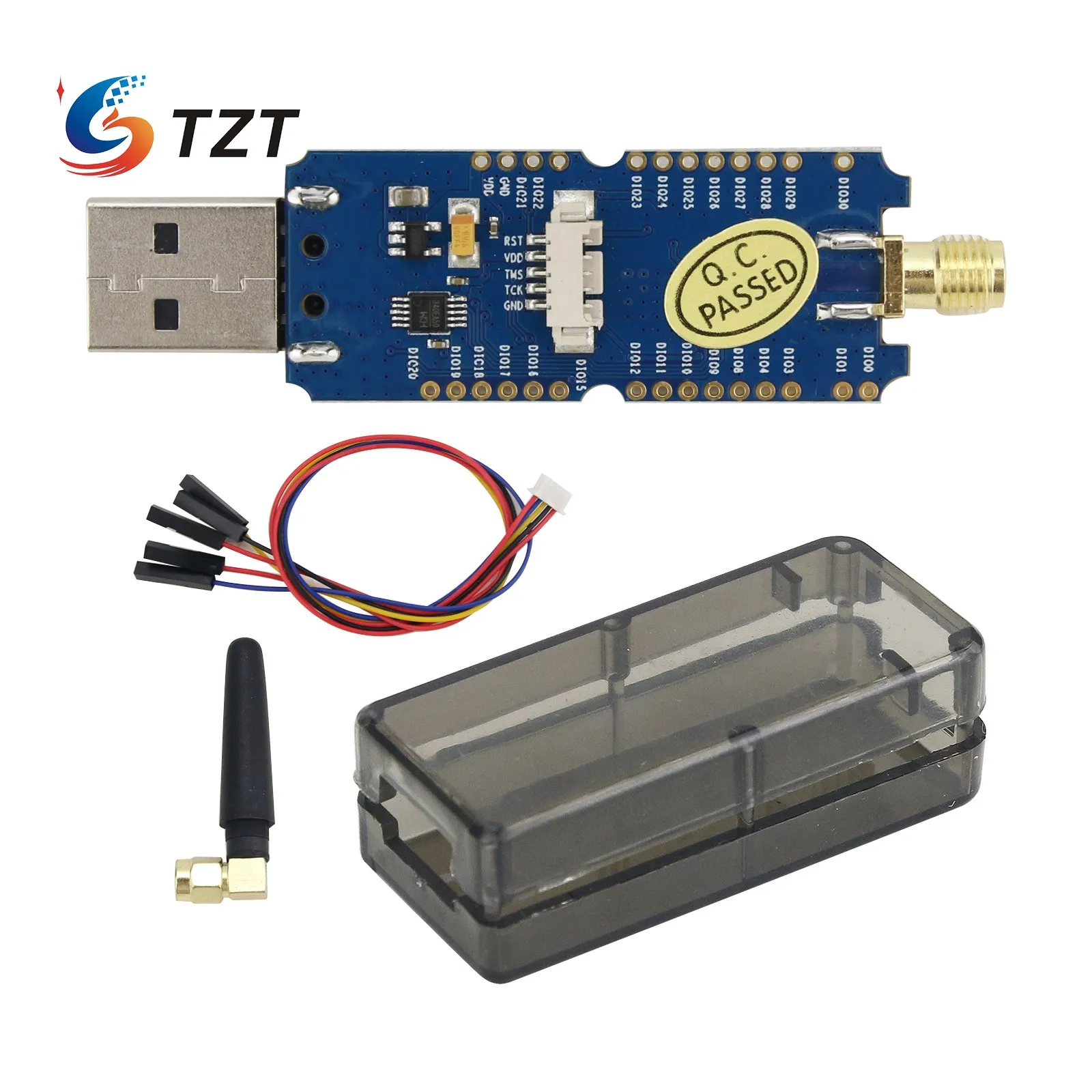 

TZT CC2652 Zigbee BLE Simplelink 2,4G Zigbee2mqtt резьба домашний помощник E469747 с корпусом