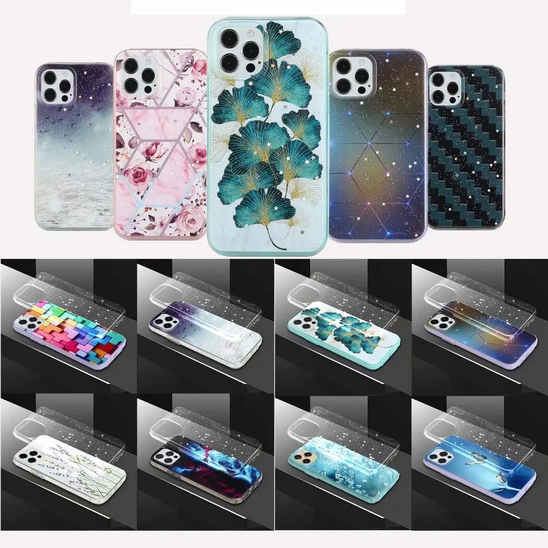 

3D Pattern Glitter Phone Case for Redmi Note 10 9S 9 Pro Max 8T Note 7 9A 9C 9T 9 Prime Shockproof Soft TPU Silicone Case Cover