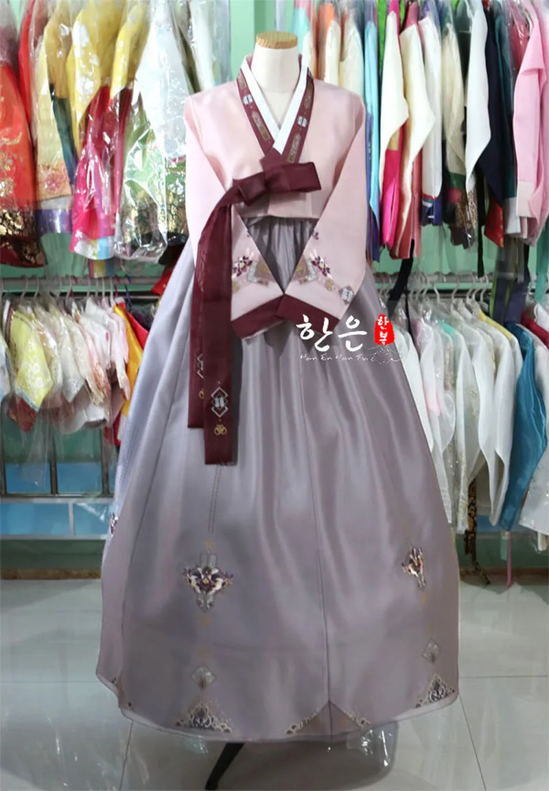 

Корейское платье Hanbok, импортная одежда для мам, корейская модная одежда