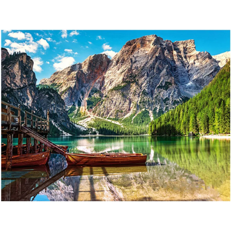 

5D алмазная живопись Стразы для творчества, алмазная вышивка, Озерный пейзаж, наборы для вышивки крестиком, украшения для дома