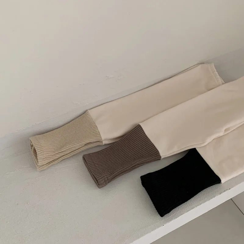 Новинка 2021 лоскутные леггинсы для младенцев хлопковые длинные штаны малышей