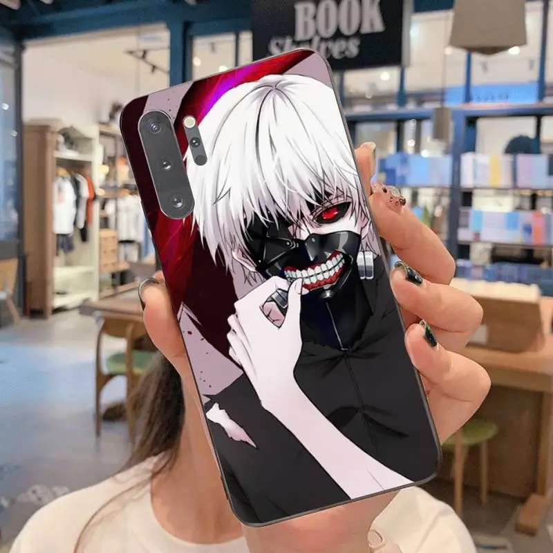 Tokyo Ghoul Trendy Anime Kaneki Ken Soft Phone Case Cover For Samsung Note 7 8 9 10 Lite Plus Galaxy J7 J8 J6 2018 Prime | Мобильные