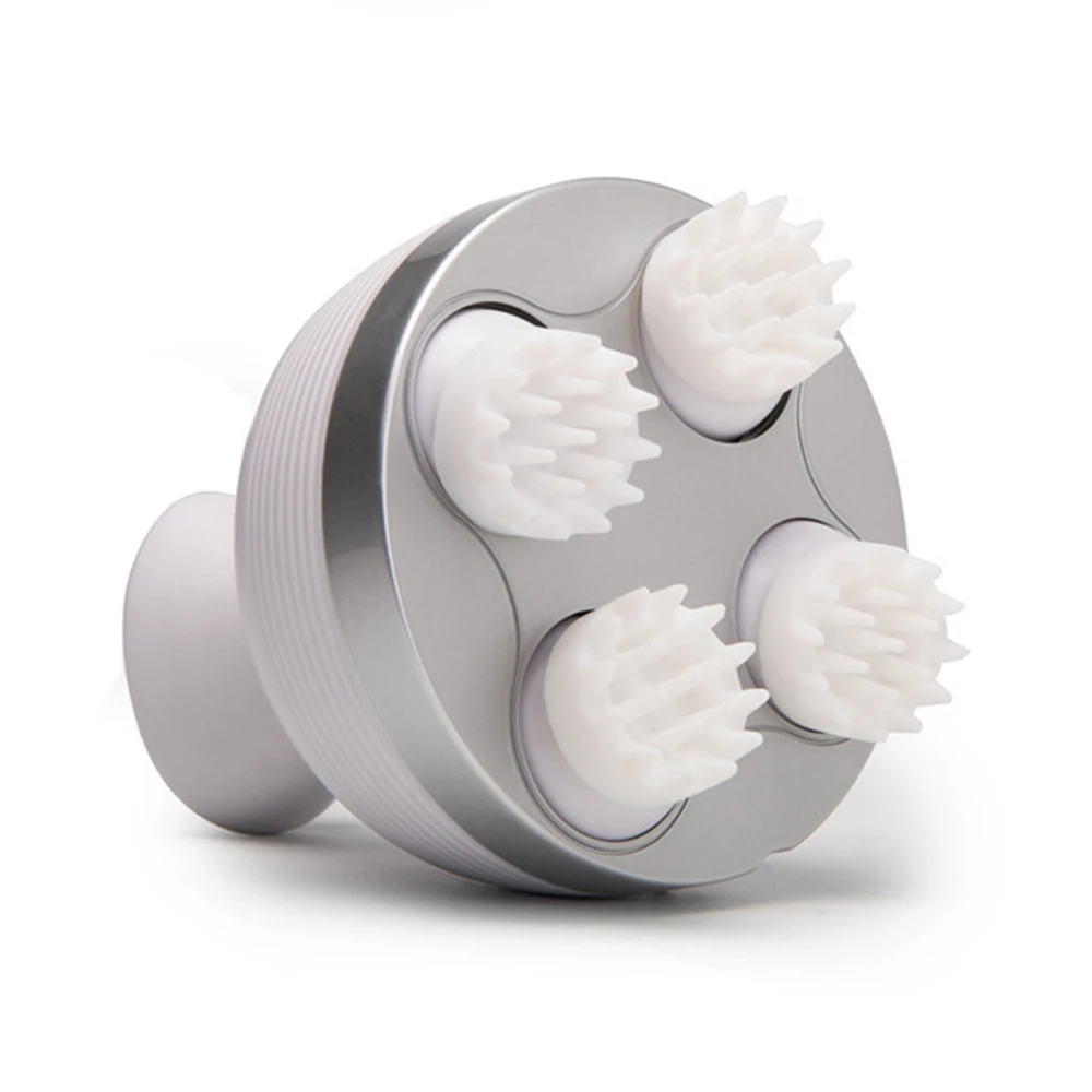 

Waterproof Silicone Brush Head Massager Electric Vibrating Scalp Deep Massage Migraine Relief Prevent Hair Loss Relieve Stress