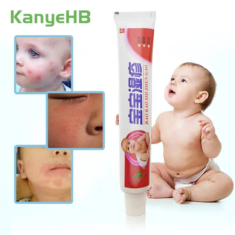 

1pcs Baby Psoriasis Antibacterial Cream Eczema Dermatitis Ointment Anti Itchy Treatment Anti-itching Herbal Medical Plaster S011
