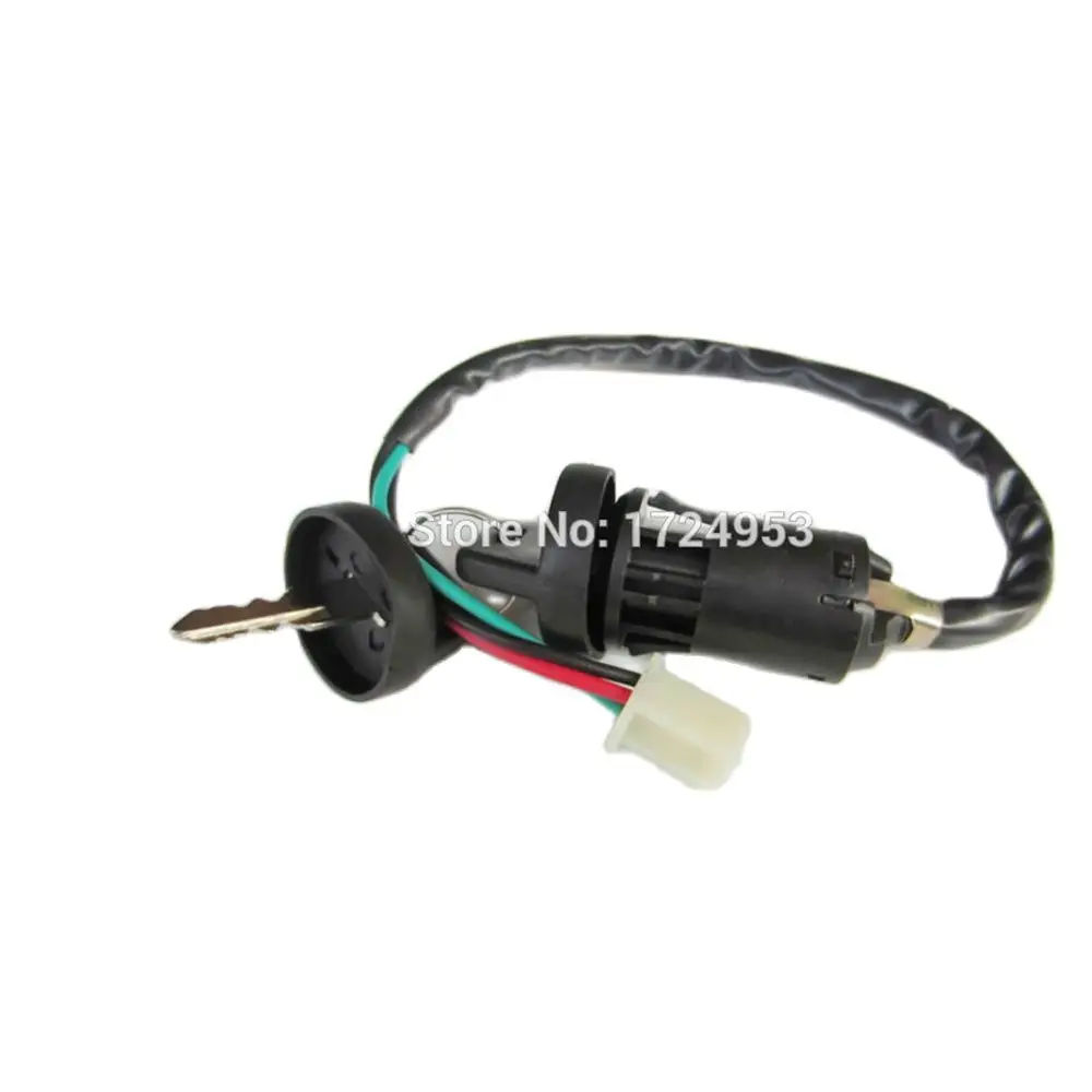 

Флюоресцентный замок с пылезащитной водонепроницаемой крышкой, 4 провода, универсальный замок для мотоцикла, внедорожника, питбайка, беспл...