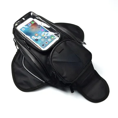 

New Arrival Motorcycle Fuel Tank Bag Magnet Motorbiker Oxford Waterproof GPS Navigation Mobile Bags