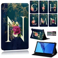 for huawei mediapad t310 9 6mediapad t1 t3 7 0 8 0mediapad t1t510mediapad t2 10 pro letter leather stand cover case