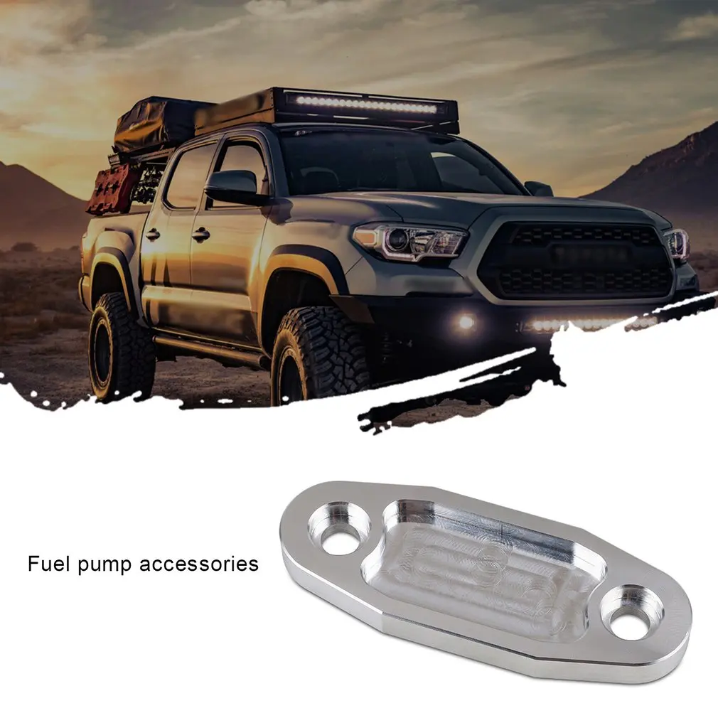 

For FORD 351C BILLET FUEL PUMP BLOCK OFF PLATE ALUMINUM 351C 351M 400M For Ford V8 #2074 Oil Pump Accessories