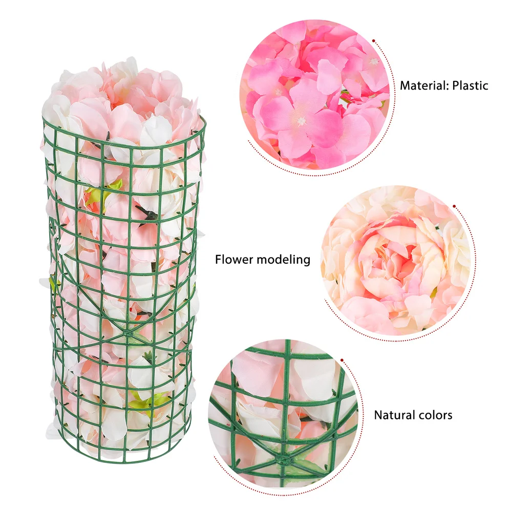 

1pc Beautiful Flower Wall Delicate Flowers Wall Simulation Flowers Wall
