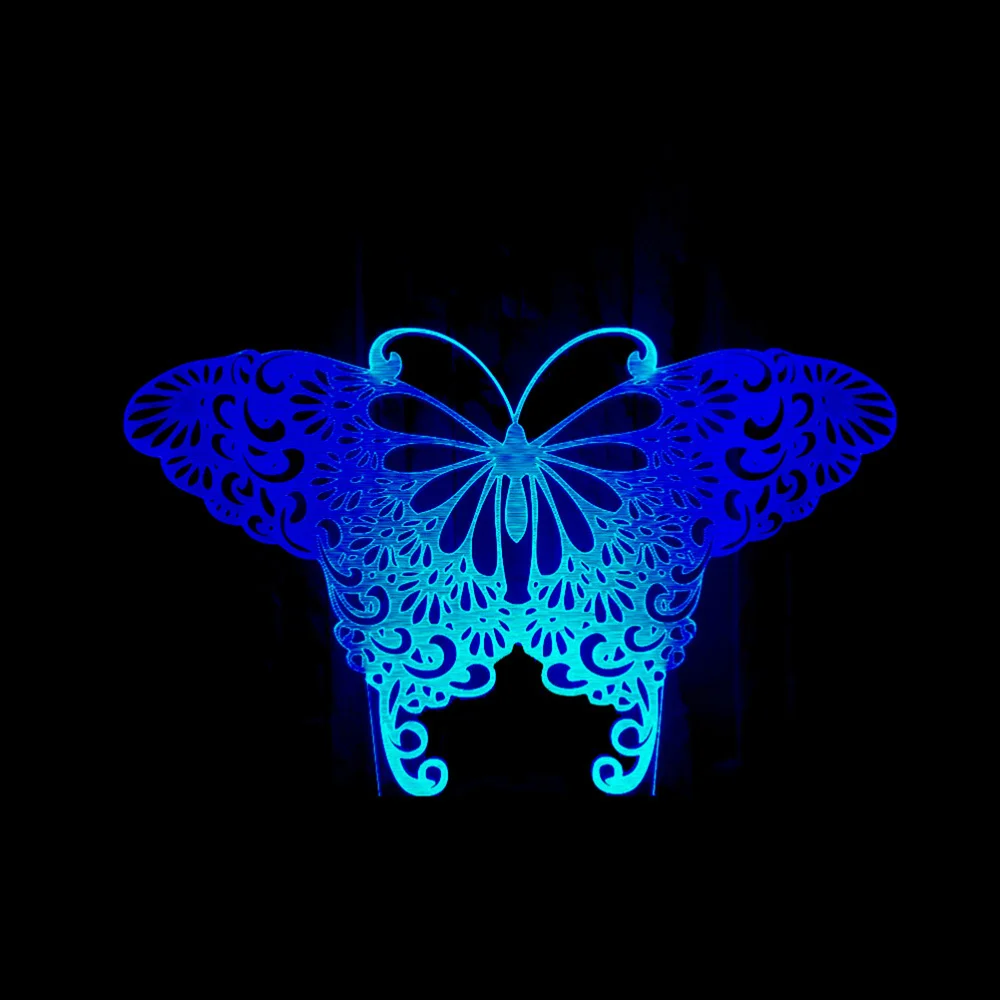 

1pc Night Light Colorful Touch Stereo LED Vision Light Night Light for Home Room Bedroom Decor (Crack Style Colorful + Touch +