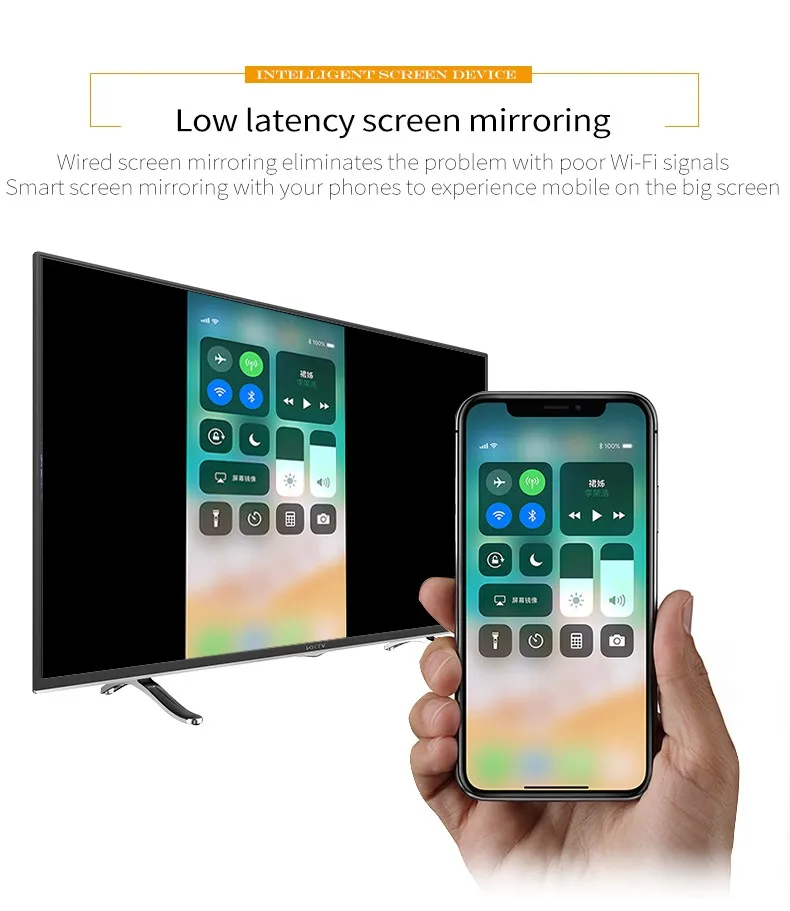 Кабель для передачи данных 1 м Android/iPhone планшетов совместимых с HDMI зеркальный