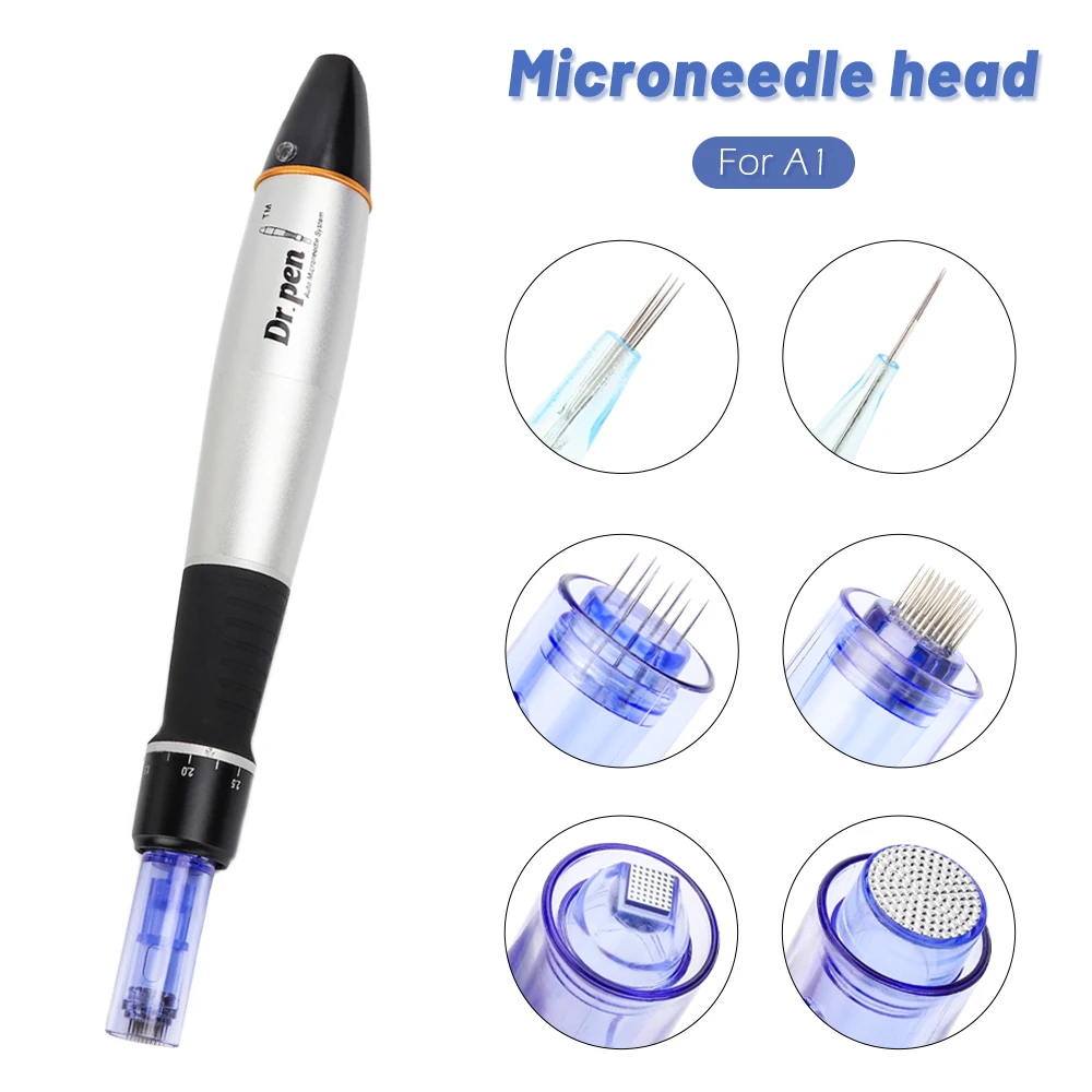 10pcs Electric Derma Needles for Micro Derma Pen A1 Dr pen Micro Needles Rolling System Therapy Pen 9/12/24/36/42 pin Needles