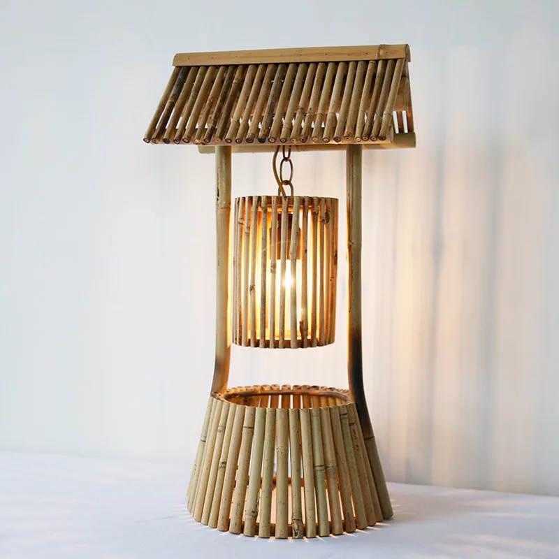 Ретро американский Сельский ретро Простой японский бамбуковый ткацкий