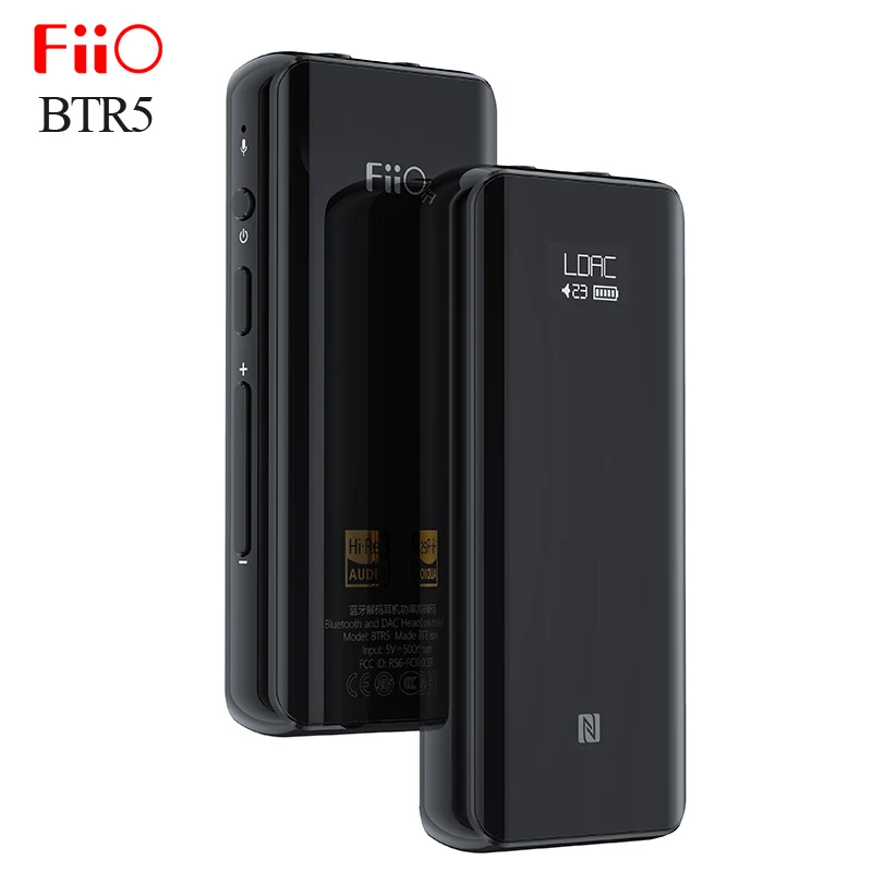 FiiO BTR5 Portable Bluetooth Headphone Amplifier HiRes 3.5mm 2.5mm Balanced AAC/SBC/aptX/aptX LL/aptX H/LDAC | Электроника