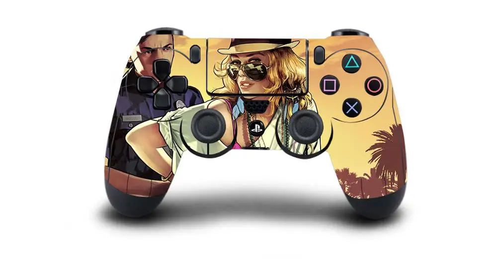Grand Theft Auto V GTA 5 Защитная Наклейка на чехол для PS4 контроллера Playstation 4 Pro Slim Decal